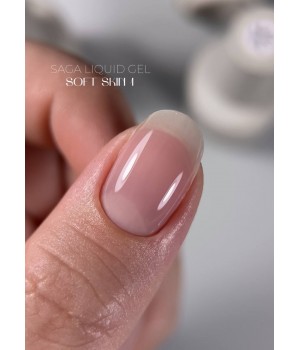Гель Saga professional LIQUID SOFT SKIN №01, 15 мл